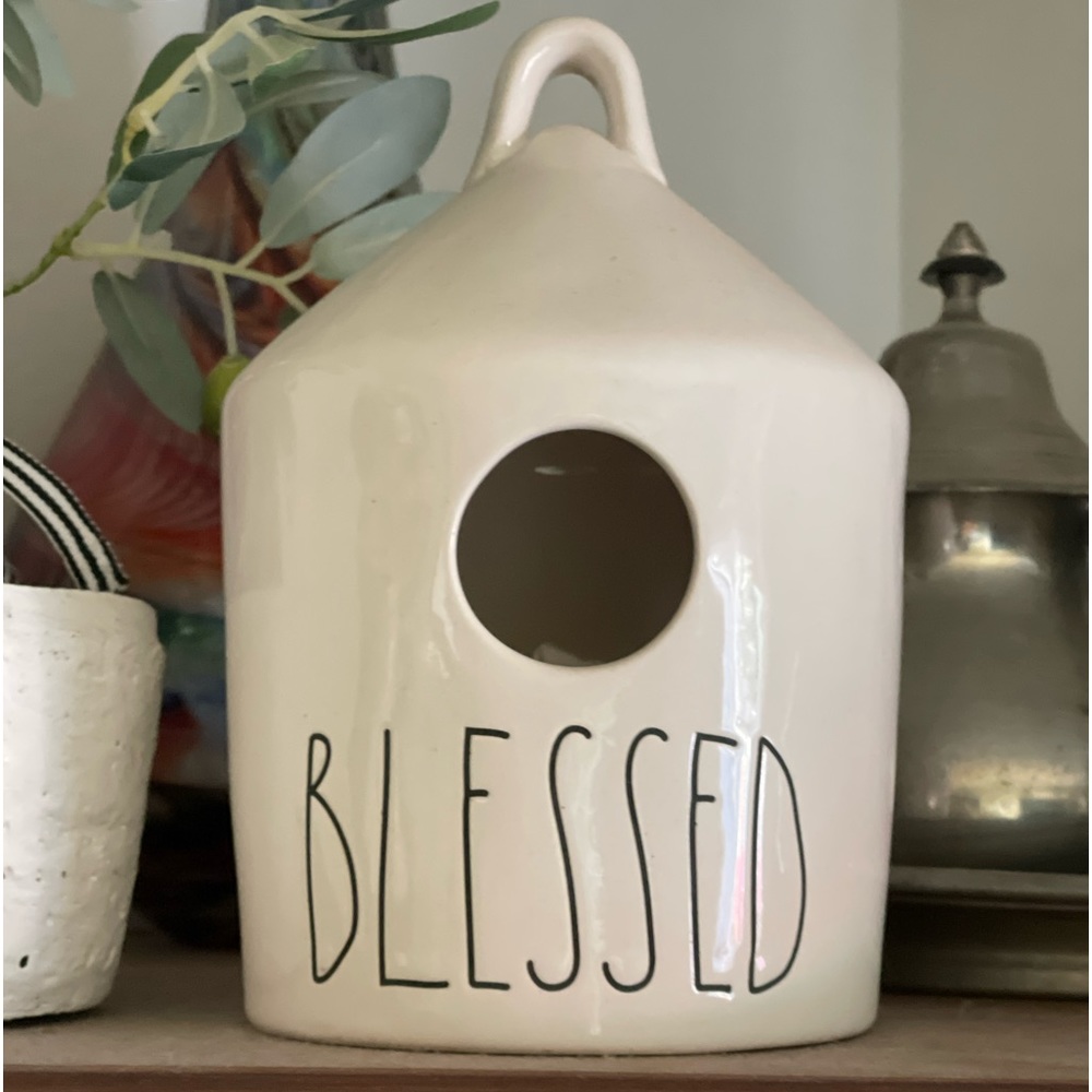 Rae Dunn “Blessed” & “Wish” Birdhouses